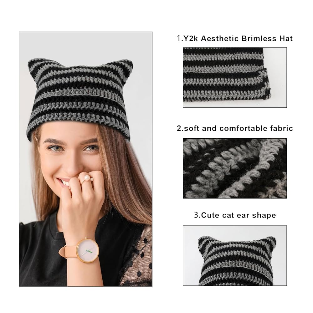 R　NEWAVE CAT HAIR BEANIE NEWAVE CAT HAIR BEANIE – YZ